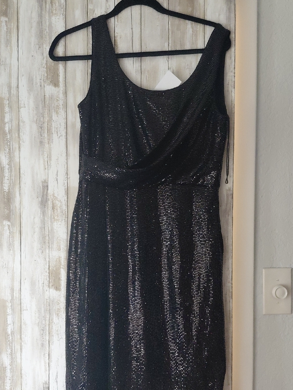Calvin Klein Black  Sequin Dress